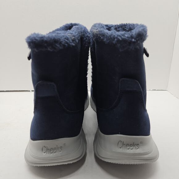 Tony Little Cheeks® Fit Body Vegan Boots with Energy Pads Blue Size 8.5 718724 - Picture 4 of 7